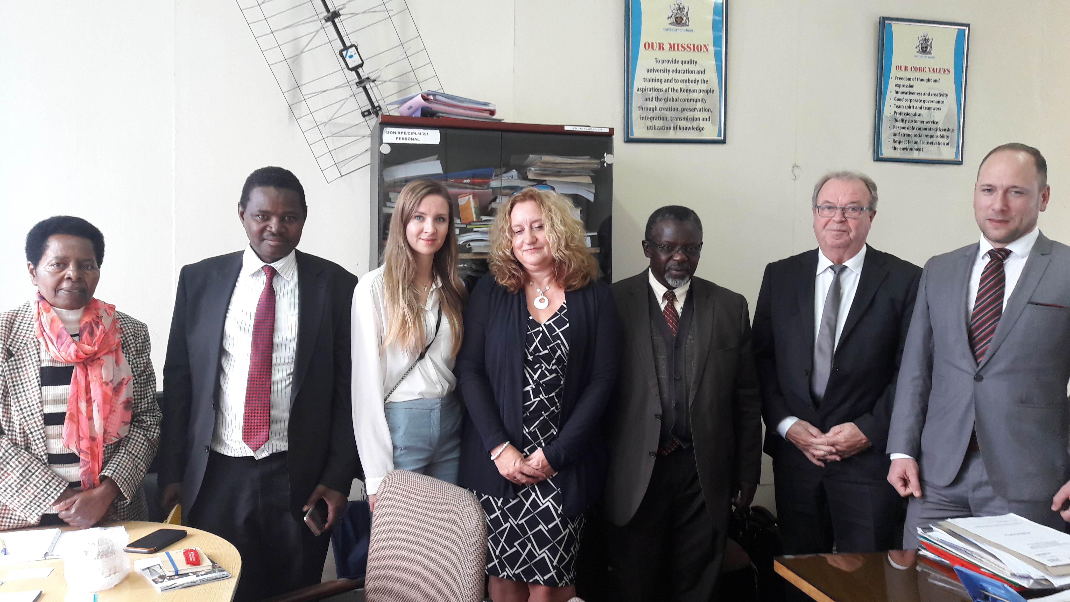 Meeting between members of staff of University of Koblenz - Landau