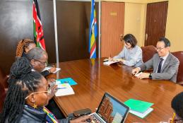 Courtesy Call by Korean Ambassador to Kenya to the DVC HRA